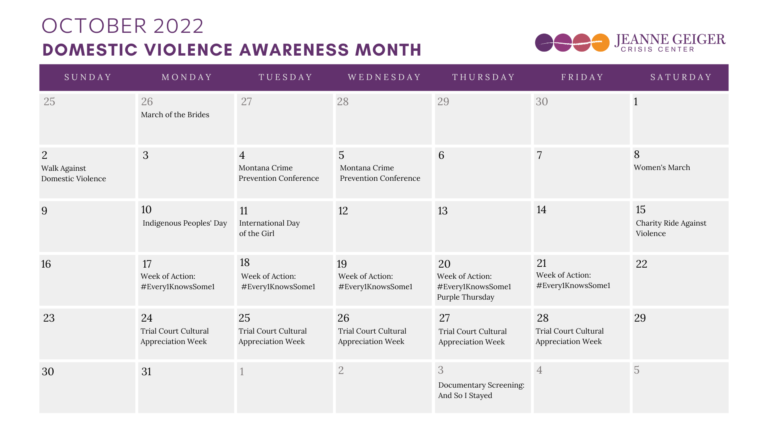 Domestic Violence Awareness Month 2022 image