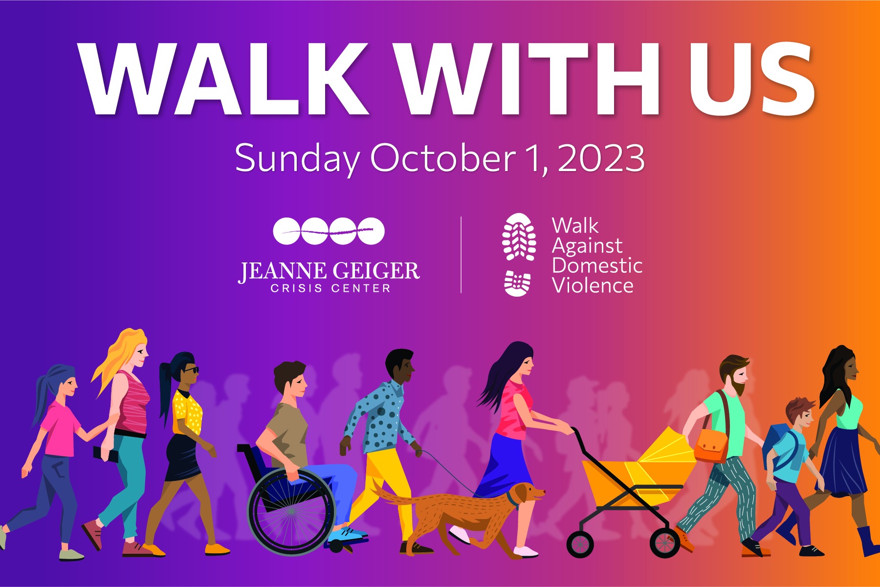 Annual Walk Against Domestic Violence Jeanne Geiger Crisis Center